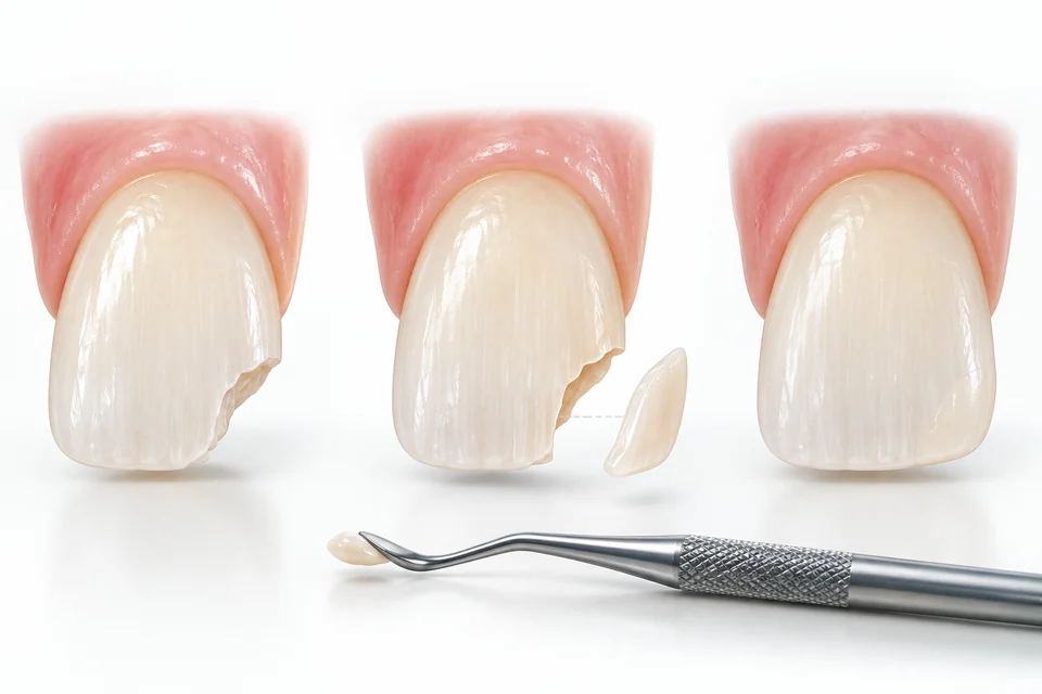 Иллюстрация: Эстетическая реставрация зуба